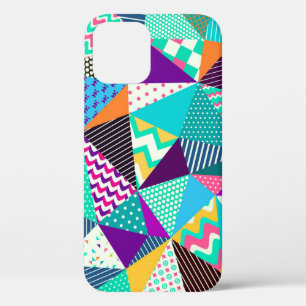 Vintage Patchwork Decorative Pattern Design iPhone 12 Case