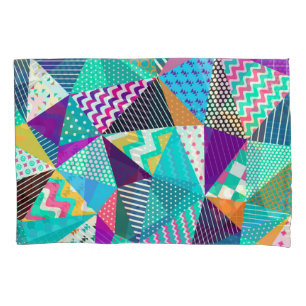 Vintage Patchwork Decorative Pattern Design Pillowcase
