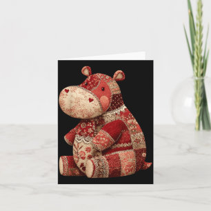 Vintage Patchwork Hip Cute Boho Nursery  Card