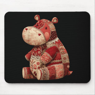 Vintage Patchwork Hip Cute Boho Nursery  Mouse Pad