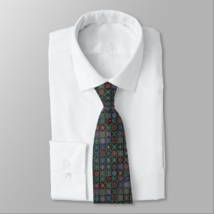 Vintage Patchwork Mosaic Tie