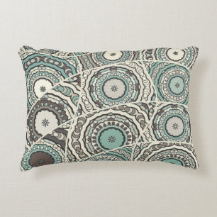Vintage patchwork quilt pattern. Vintage decorativ Accent Pillow