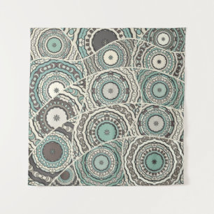 Vintage patchwork quilt pattern. Vintage decorativ Tapestry