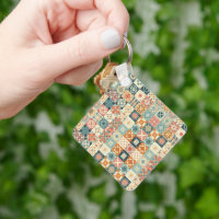 Vintage, patchwork quilted look