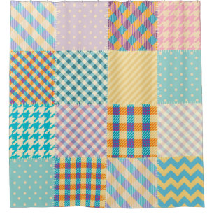 Vintage Patchwork: Textile Seamless Background