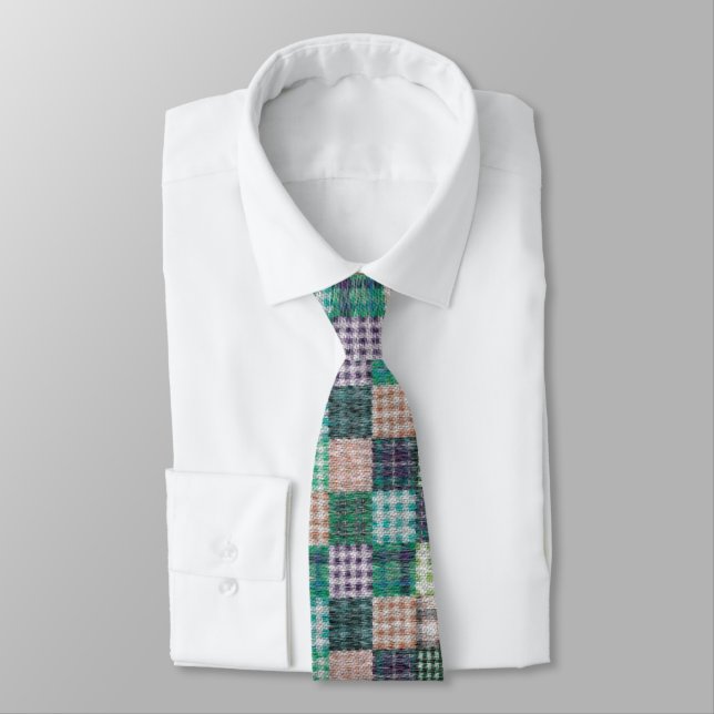 Vintage Patchwork Tie (Tied)