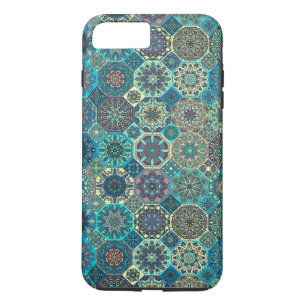 Vintage patchwork with floral mandala elements Case-Mate iPhone case