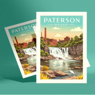 Vintage Paterson New Jersey Postcard