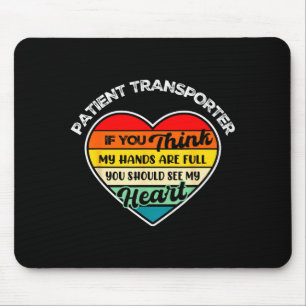 Vintage Patient Transrter Appreciation Thank You  Mouse Pad