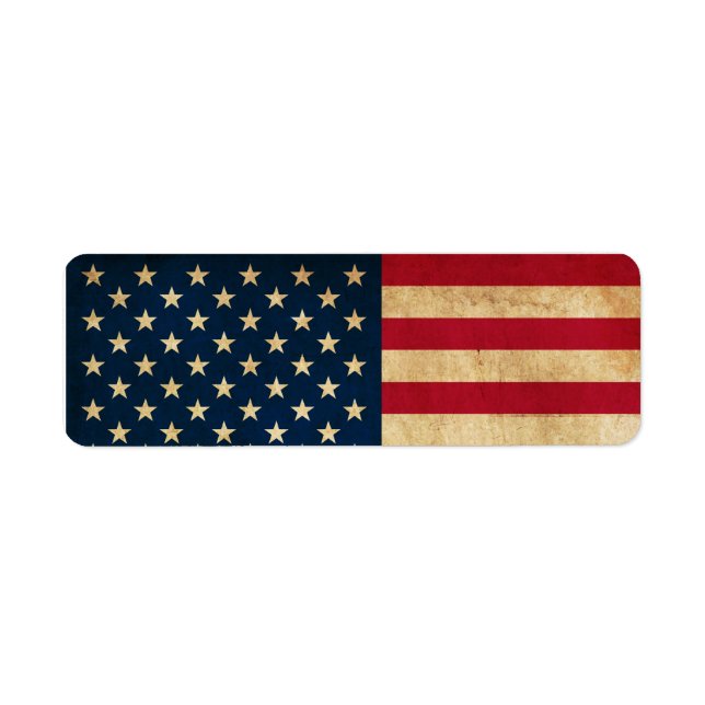 Vintage Patriotic American Flag (Front)