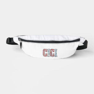Vintage Patriotic CICI Name Vector Shirt Design_1 Fanny Pack