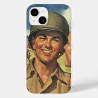 Vintage Patriotic Heroes, Military Airplane Men