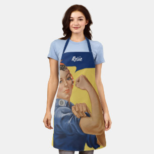 Vintage Patriotic Rosie the Riveter, We Can Do It! Apron