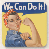 Vintage Patriotic Rosie the Riveter, We Can Do It!