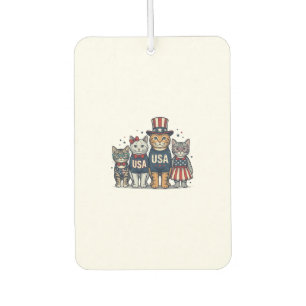 Vintage Patriotic Sunflower Love Shirt Design_1 Air Freshener