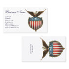 Vintage Patriotism, Proud Eagle over American Flag