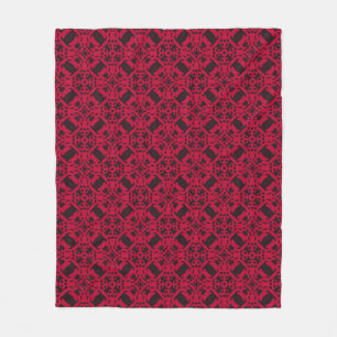 Vintage pattern art designabstract, antique, arabe fleece blanket