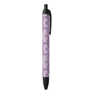 Vintage Pattern Black Ink Pen