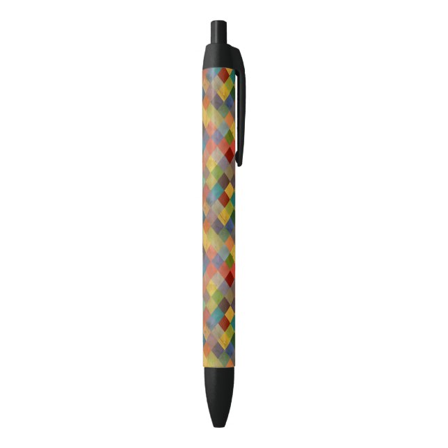 Vintage pattern. Geometric. Black Ink Pen (Bottom (Vertical))