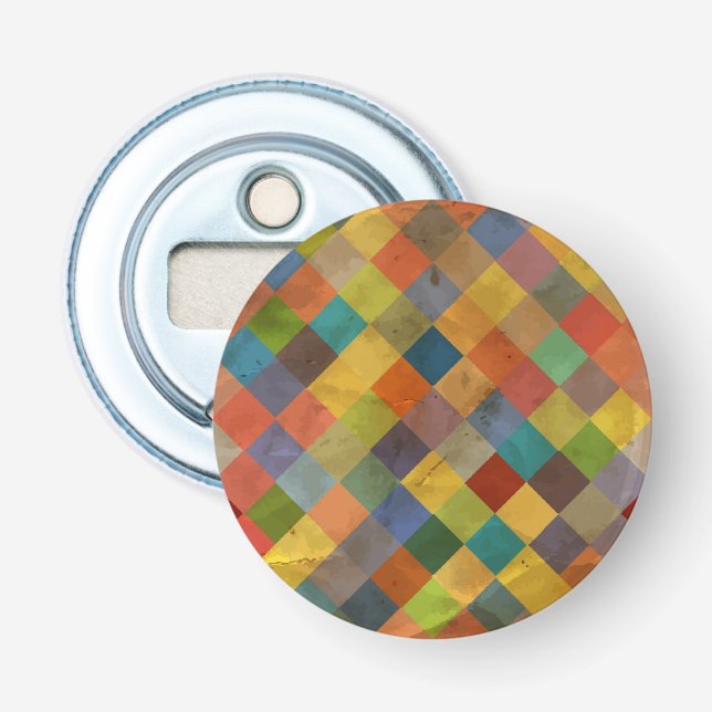 Vintage pattern. Geometric. Bottle Opener (Front)