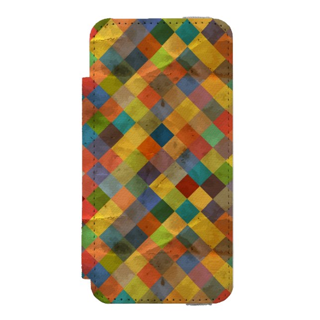 Vintage pattern. Geometric. Incipio iPhone Wallet Case (Folio Front)