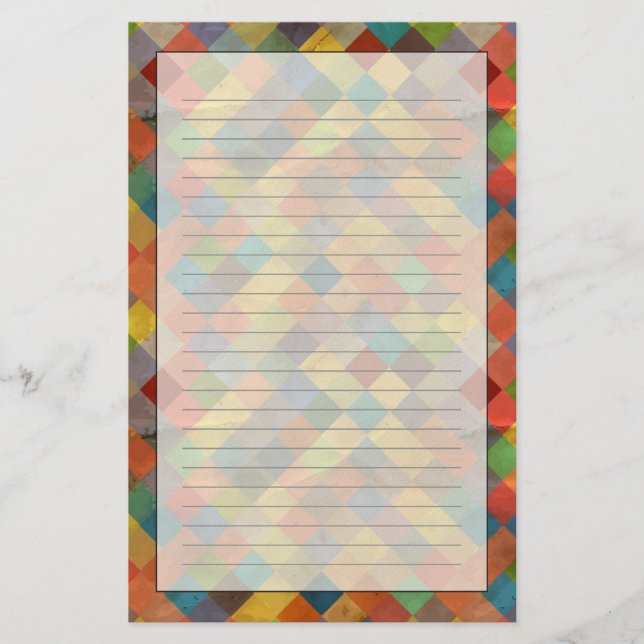 Vintage pattern. Geometric. Stationery (Front)