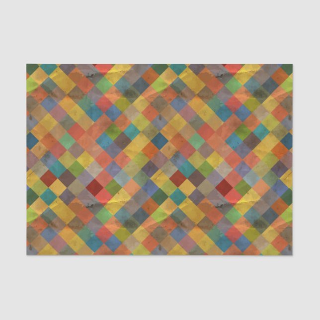 Vintage pattern. Geometric. Tissue Paper (Front)