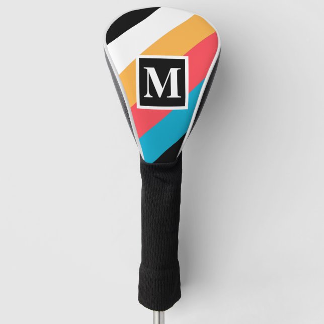 Vintage Pattern Golf Head Cover (Front)