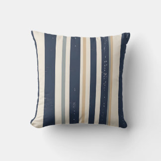 vintage pattern lines throw pillow