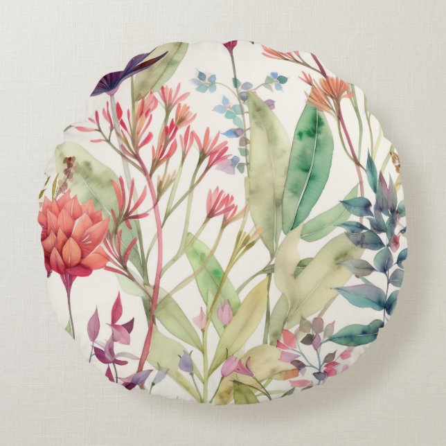 vintage pattern pillow floral (Front)