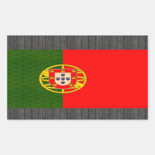 Vintage Pattern Portuguese Flag Sticker