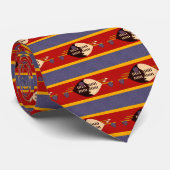 Vintage Pattern Swazi Flag Tie (Rolled)