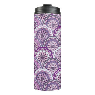 Vintage Pattern Thermal Tumbler