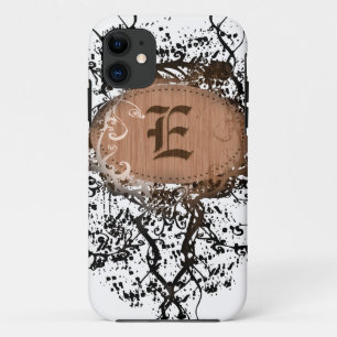 Vintage Pattern with Monogram E iPhone 11 Case