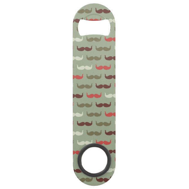 Vintage pattern with moustache bar key (Front)