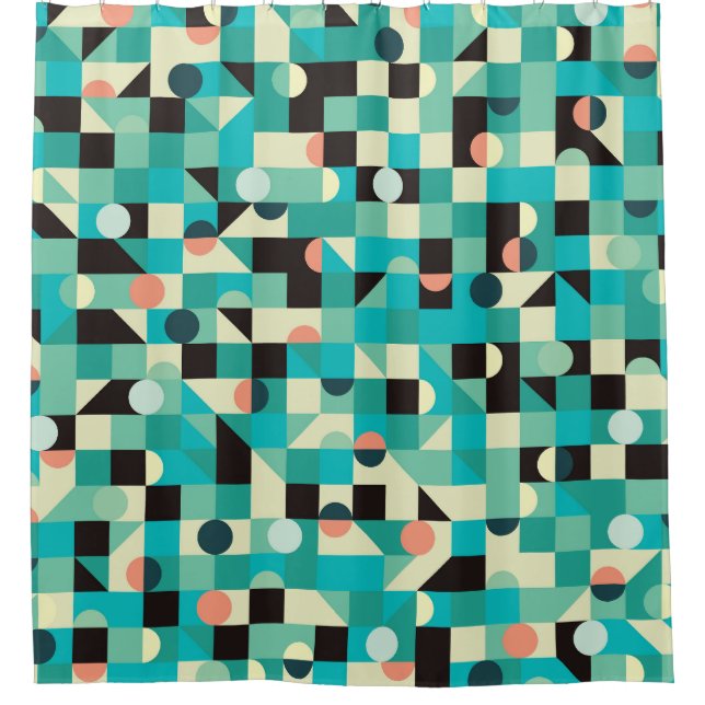 Vintage pattern with triangles and circles. (Front)