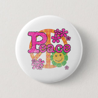 Vintage Peace 2 Inch Round Button