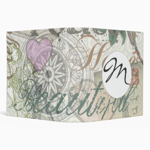 Vintage Peace Home Beautiful Love Binder