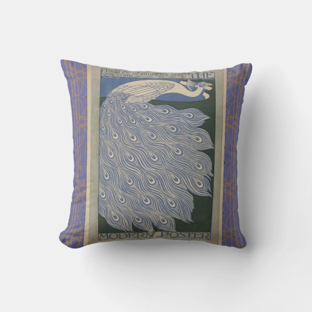 Vintage Peacock American MoJo Pillows (Front)