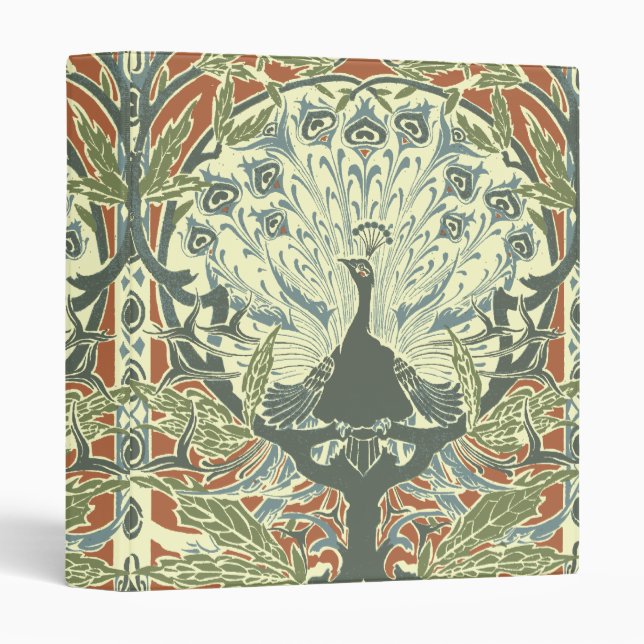 Vintage Peacock Binder (Front/Spine)