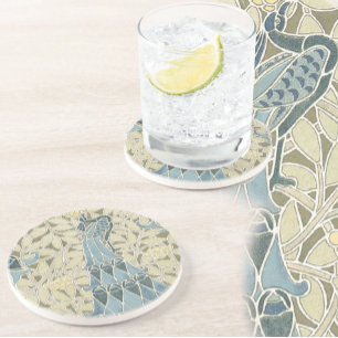 Vintage Peacock Coasters