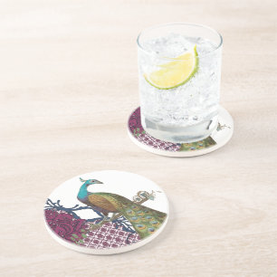Vintage Peacock Coasters