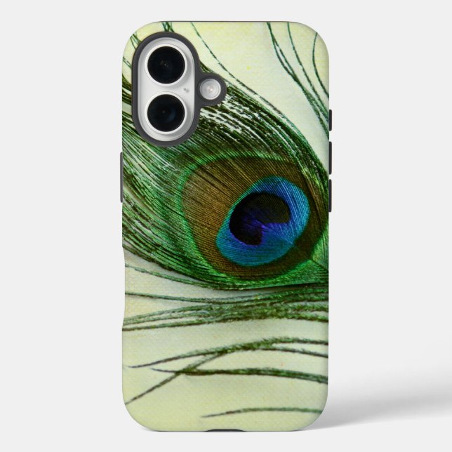 Vintage Peacock Feather Case-Mate iPhone Case (Back)