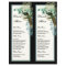 Vintage Peacock, Feathers, 2 up, Dinner Menu Sheet
