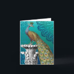 Vintage-peacock-notecard Card<br><div class="desc">Vintage-peacock-notecard</div>
