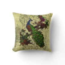 Vintage Peacock on Branch Apparel and Gifts