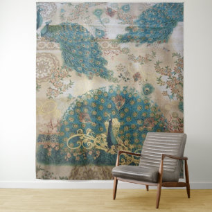 Vintage Peacock - Tapestry