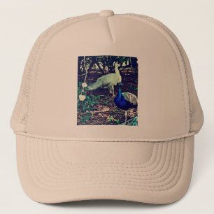 Vintage Peacocks Trucker Hat