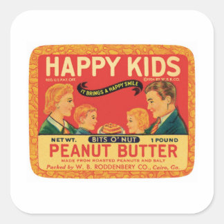 Vintage Peanut Butter Food Product Label