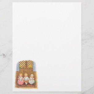 Vintage Pease Porridge Hot Childrens Nursery Rhyme